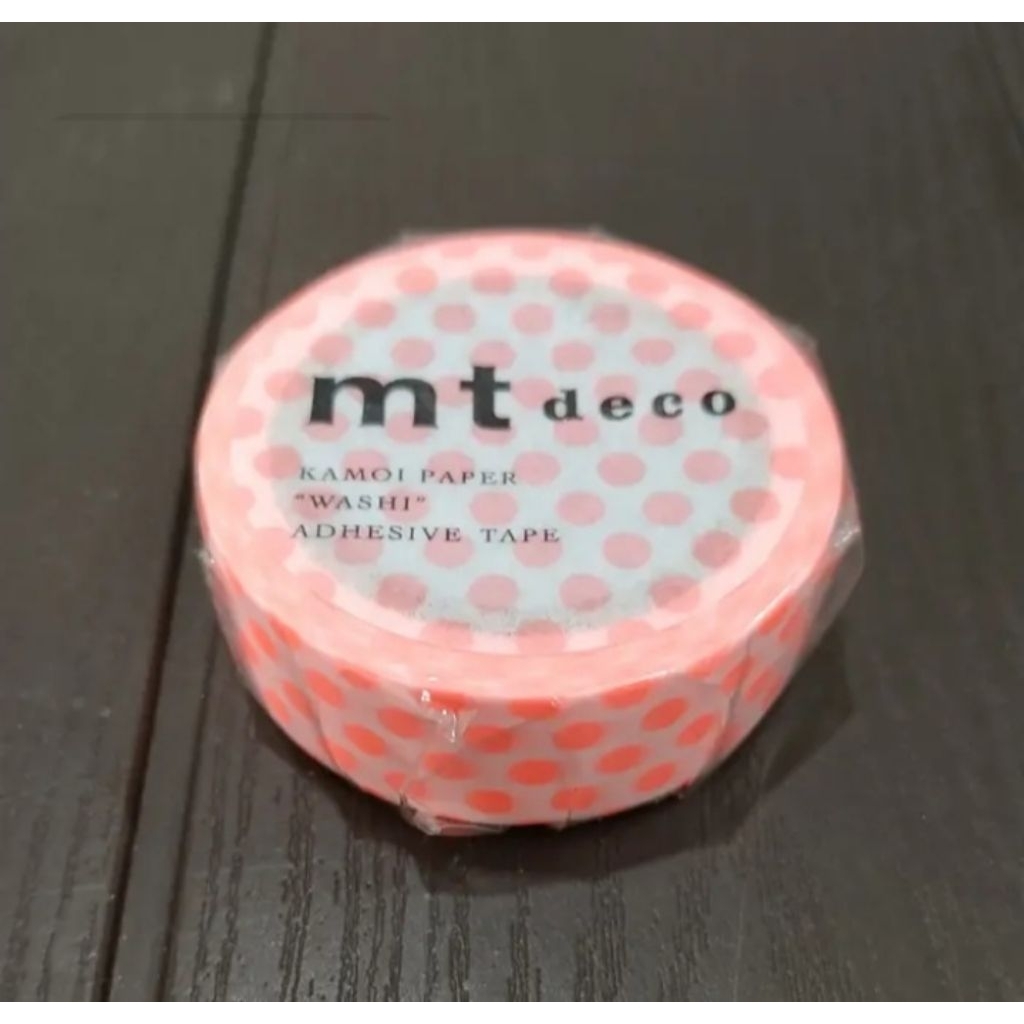 MT deco dot pink washi tape