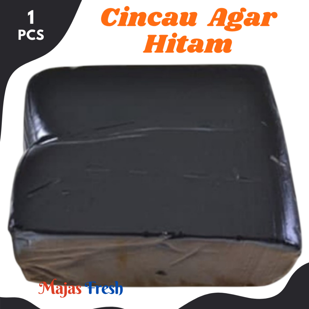 CINCAU HITAM Segar - Agar Cincau Hitam Kotak Fresh | 1 Potong [ Harga Per PCS ]