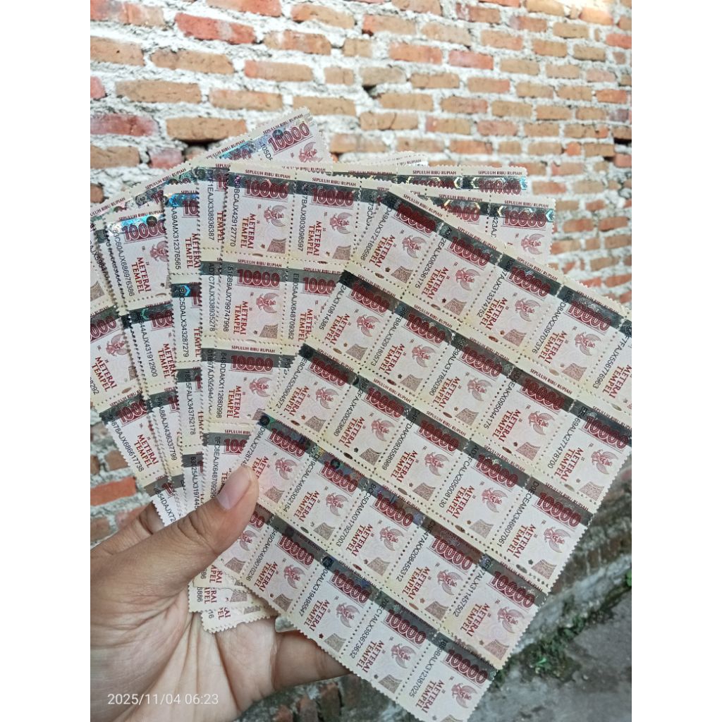 MATERAI 10000 ORI TERMURAH