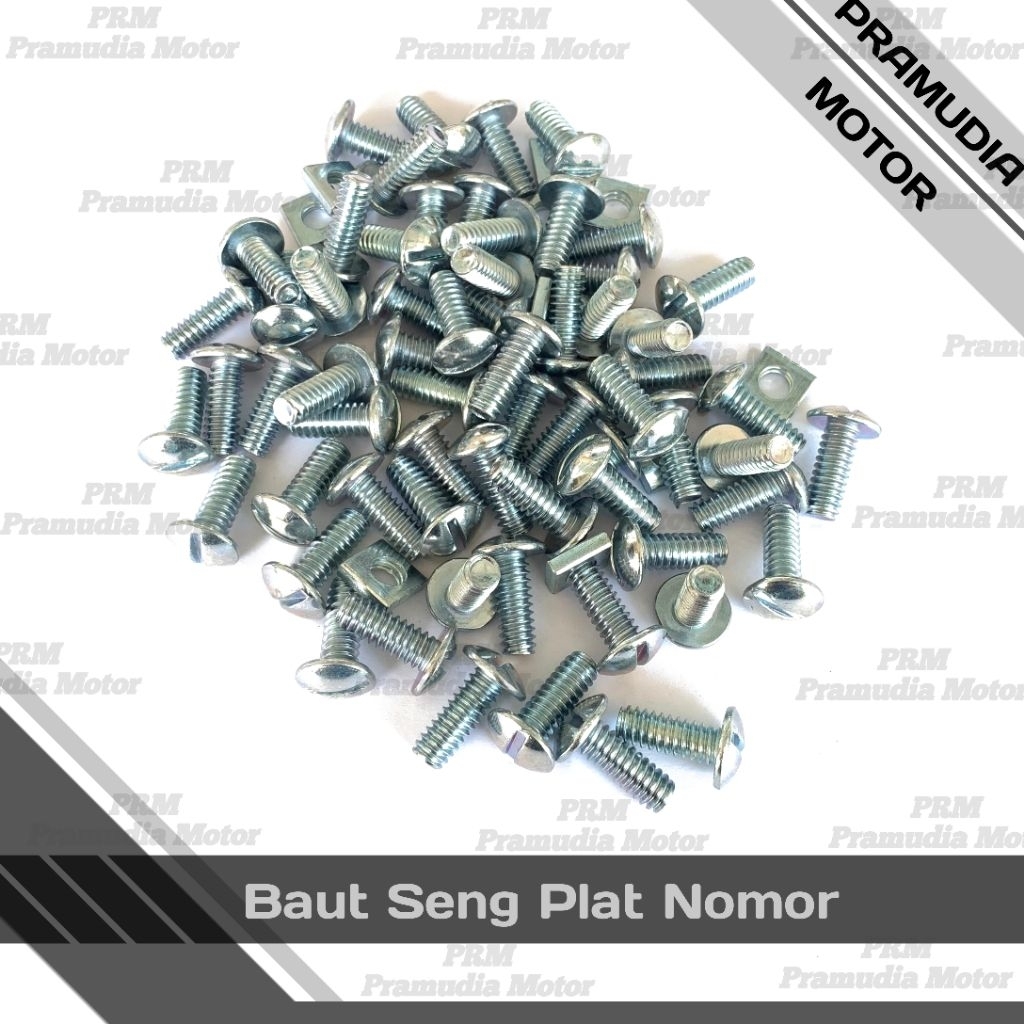 (1 GROSS) BAUT SENG BAUT PLAT NOMOR KUNCI MIN PLUS MUR