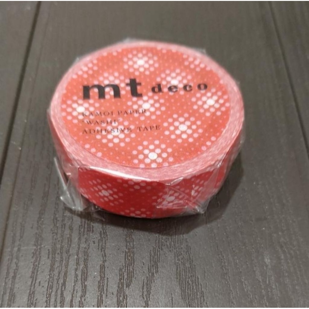 MT deco dot red washi