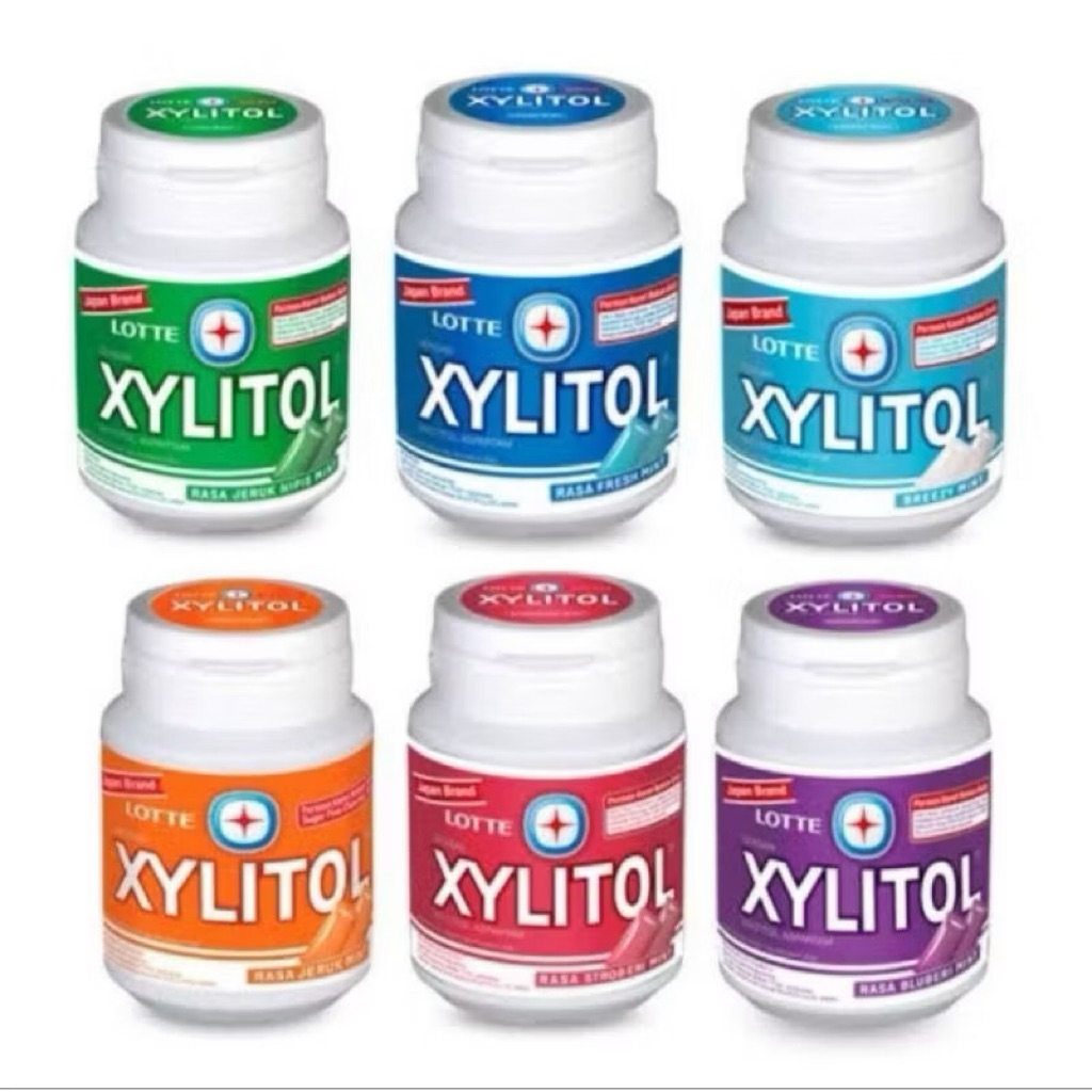 lotte xylitol 58gr / permen Lotte xylitol isi 40pc / permen penyegar