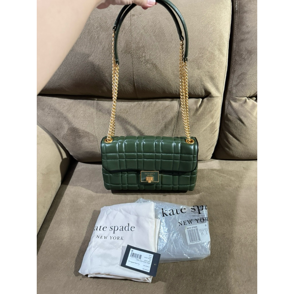 Kate Spade Evelyn Quilted Medium Convertible Shoulder Bag Preloved (EXCELLENT) Original Authentic 10