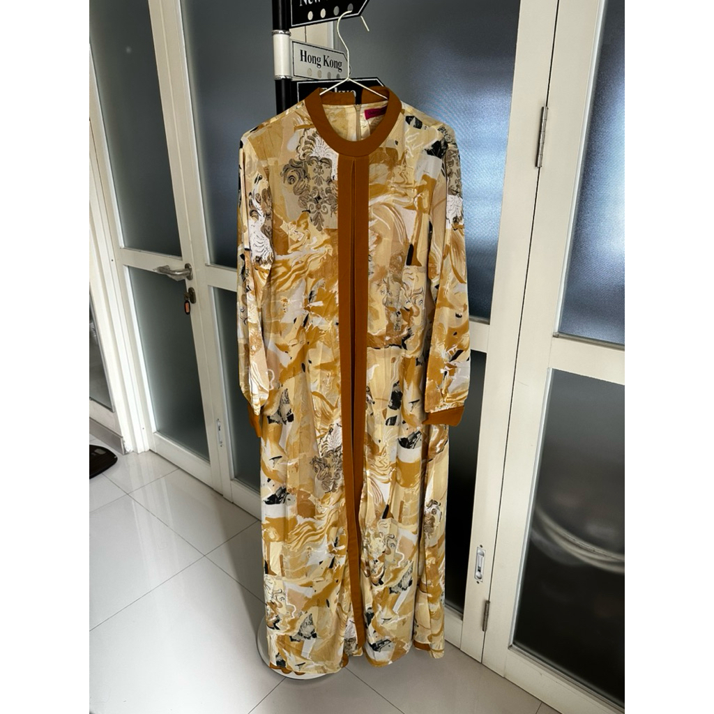 Preloved Gamis Set Jilbab | Busana Muslim Set | Dress wanita Satu Set Dengan Jilbab