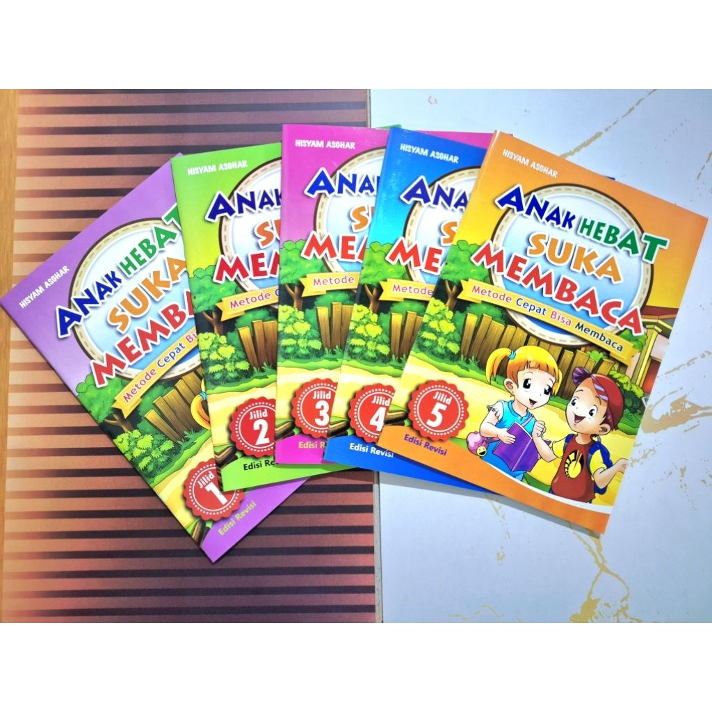Buku Anak Hebat Suka Membaca (AHE) Jilid 1- Jilid 5 Isi 5 Buku