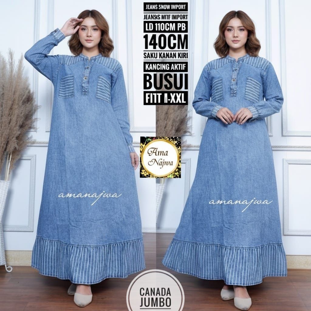 GIORDANO CANADA GAMIS JEANS LD 110 CM BY AMANAJWA
