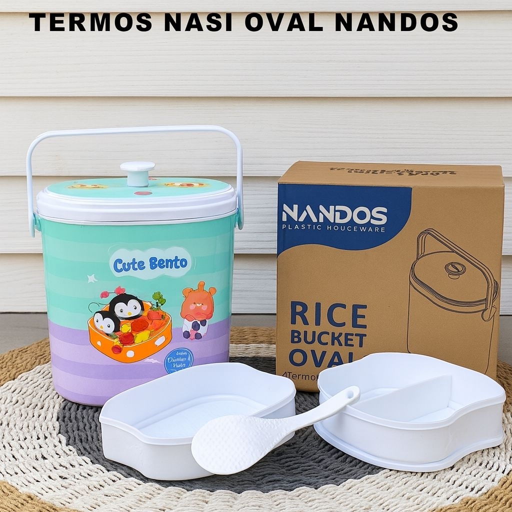 Naiba Termos Nasi 12 Liter Rice Ice Bucket Melody Termos  Nasi 2in1