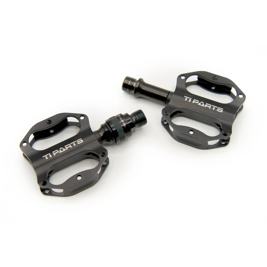 TI PARTS PEDAL MINI TITANIUM BLACK BROMPTON ROADBIKE PEDAL SULTAN BEKAS