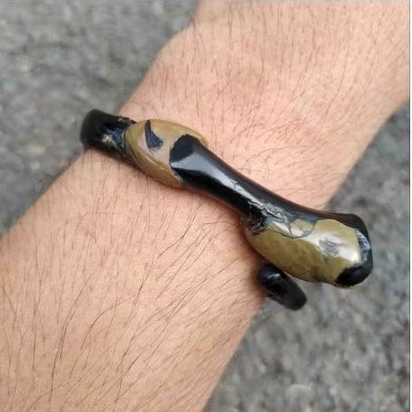 Gelang Akar Bahar Hitam Bonggol Asli