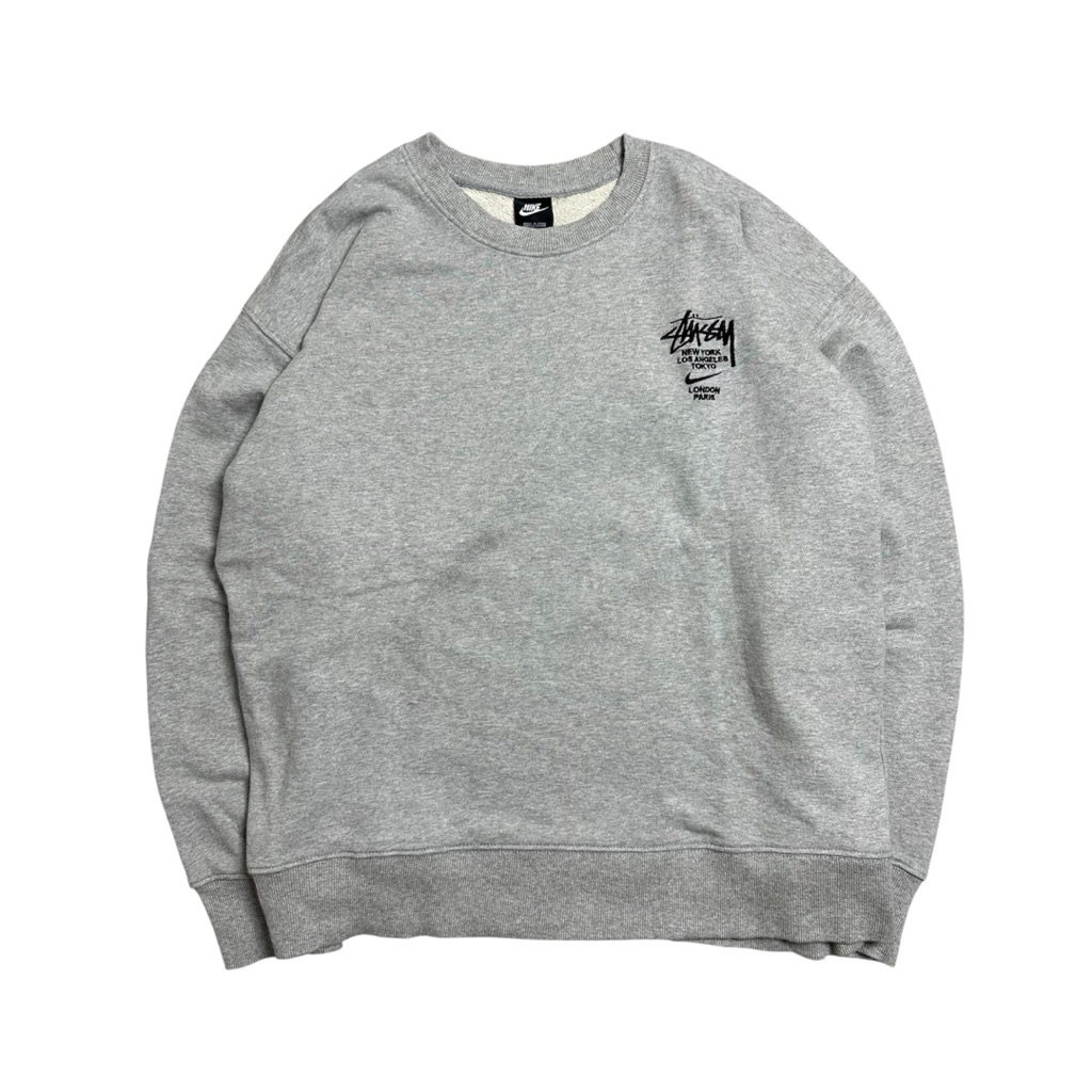 Crewneck nike stussy logo bordir  uk XL