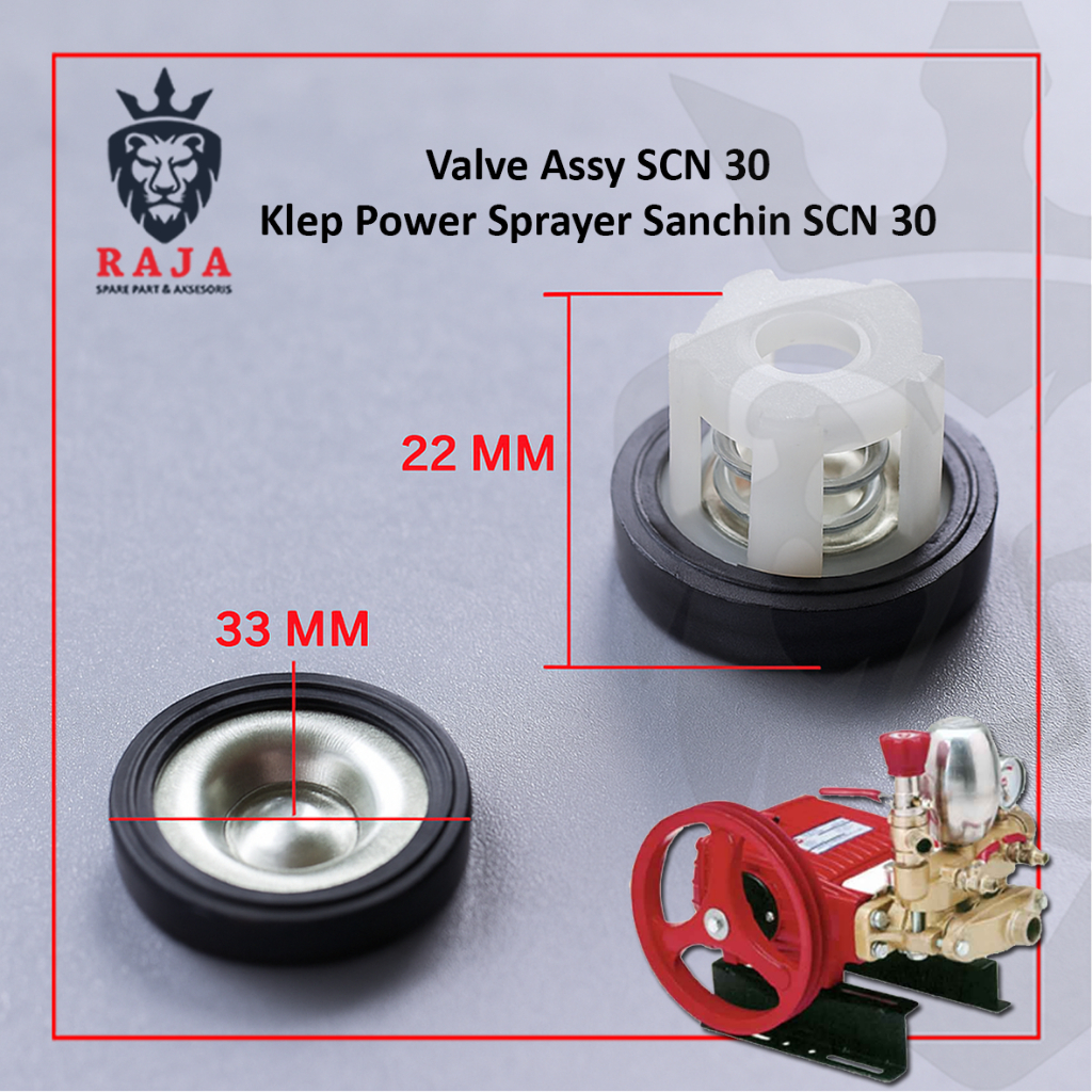 Valve Assy SCN 30 / Klep Power Sprayer Sanchin SCN 30 / Klep Assy Cuci Steam SCN 30