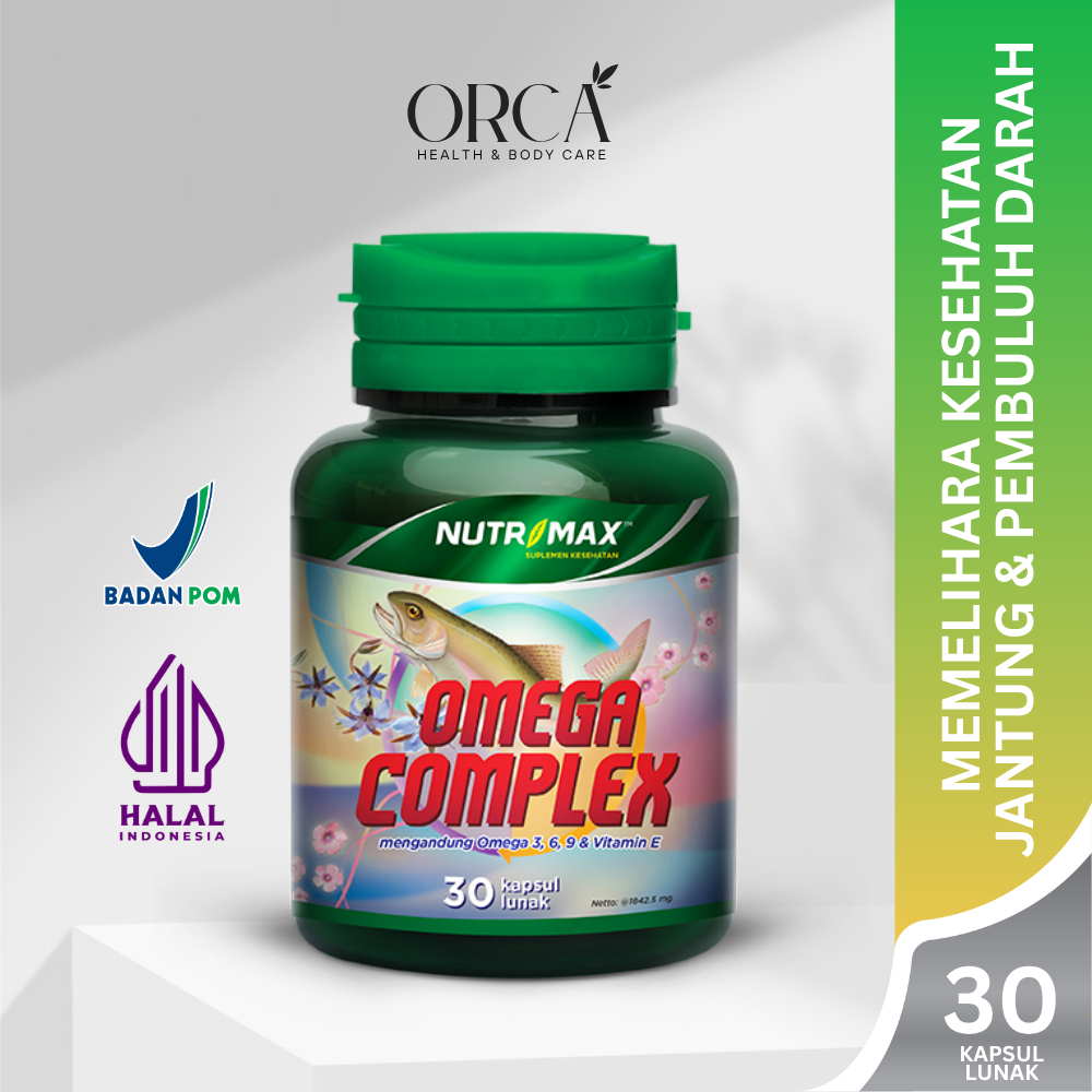 Nutrimax Omega Complex Omega 3 6 9 Plus Membantu Memelihara Kesehatan