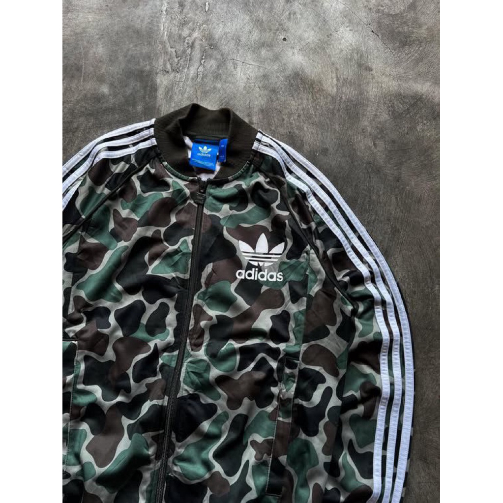jaket tracktop adidas camo original preloved