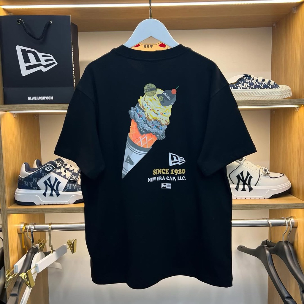 New Era Kaos Since 1992 Import Full Cotton 20s High Quality Super Premium No Bordir Unisex