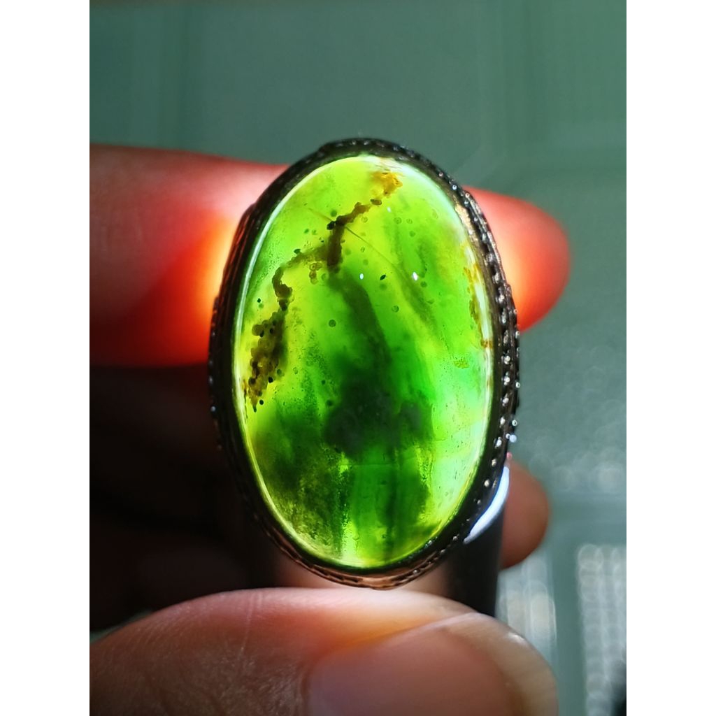 Natural Batu Pancawarna Hijau Garut Kirpay