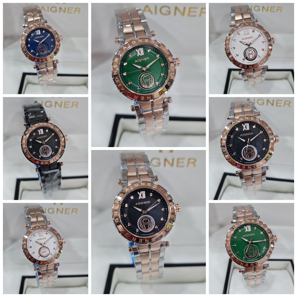 BARU JAM TANGAN AIGNER WANITA CEWEK VIGEVANO 32MM