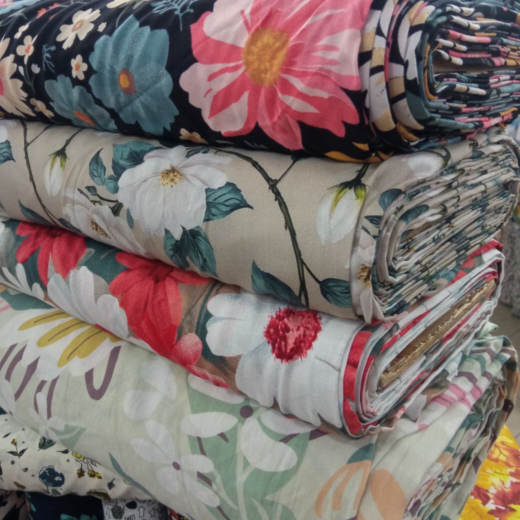 KAIN COTTON RAYON SERAT BAMBBO PREMIUM GRADE A