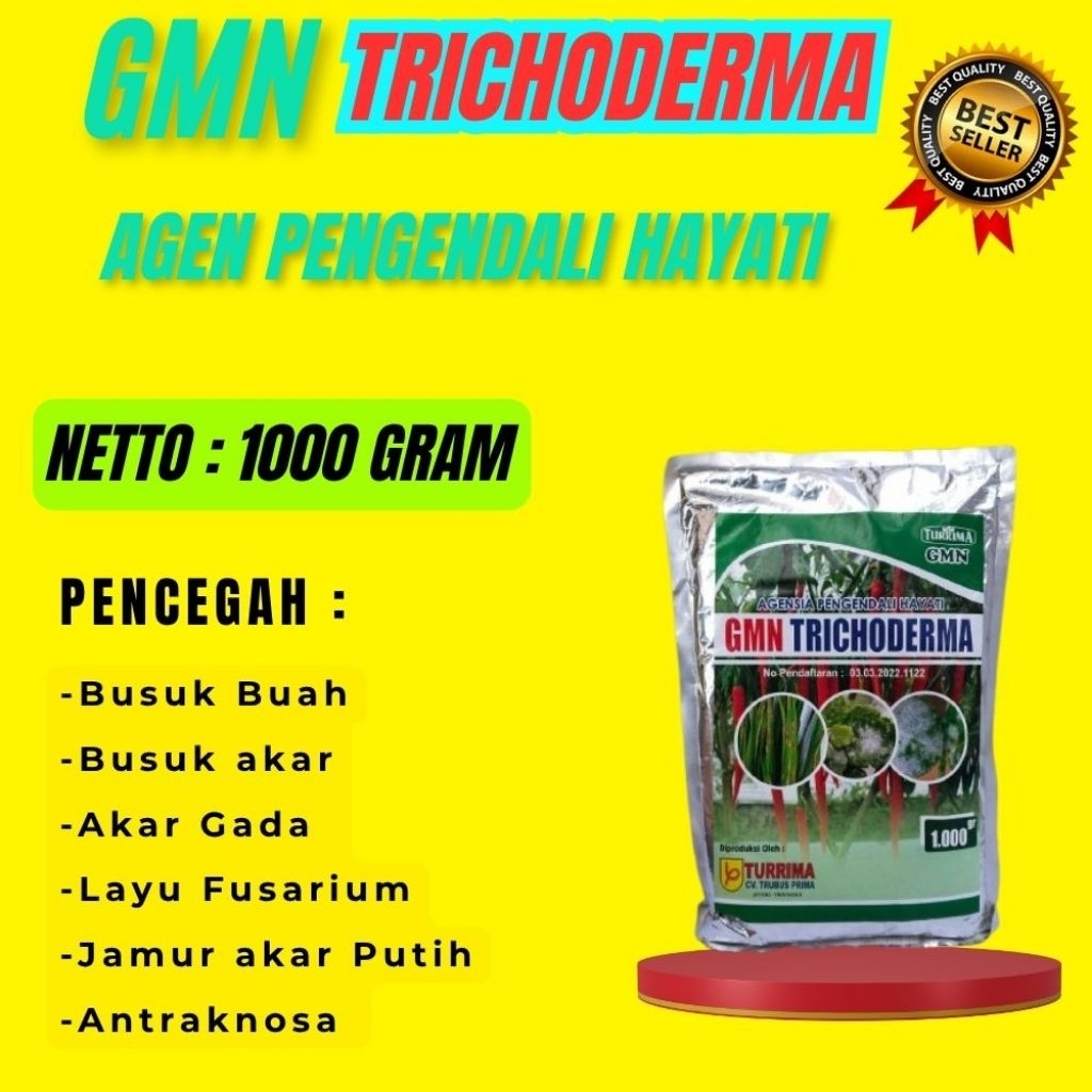 SOLUSI AJAIB  GMN Trichoderma Fungi GMN Trichoderma Gmn Isi 1kg