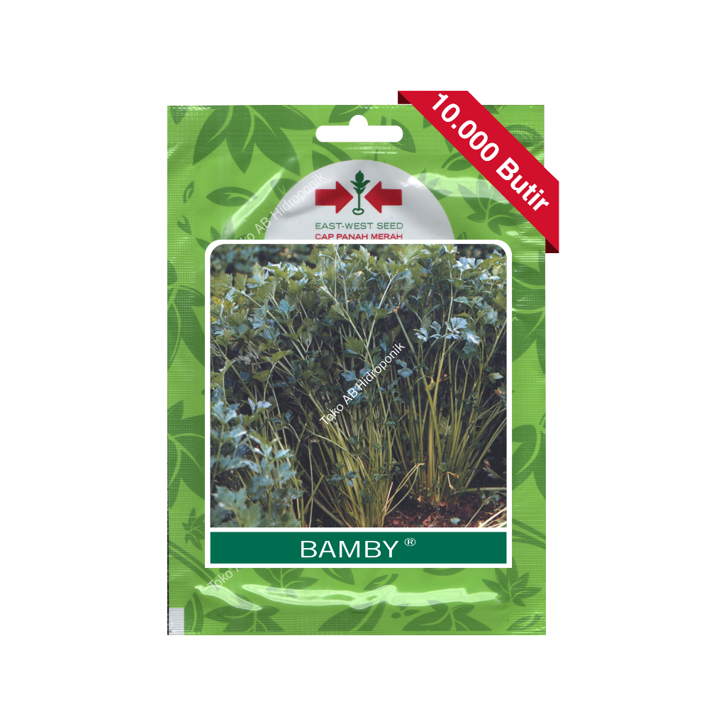 10.000 Butir - Benih Seledri Bamby Daun Sop Cap Panah Merah Isi 10000 Biji