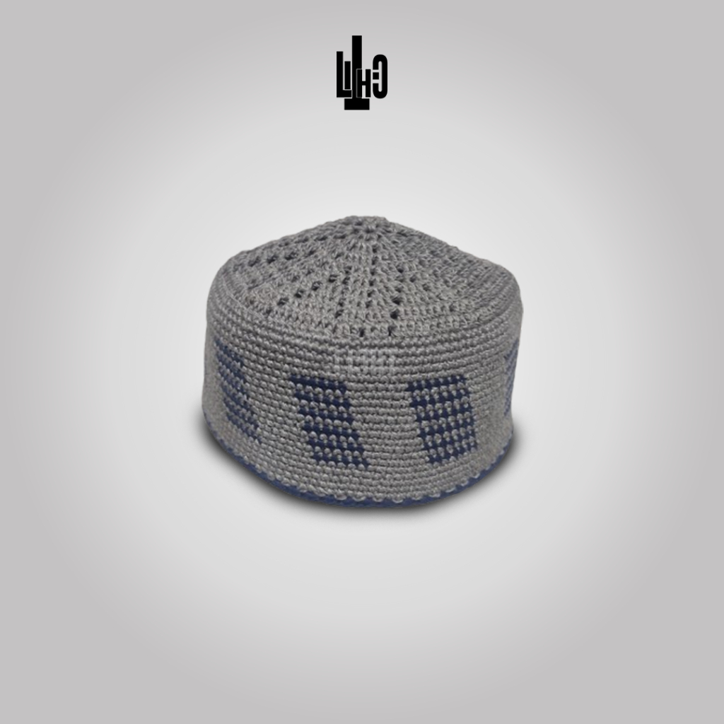 Peci / Peci rajut tangan motif / kopiah rajut tangan sulam / Peci lipat / Peci Dewasa