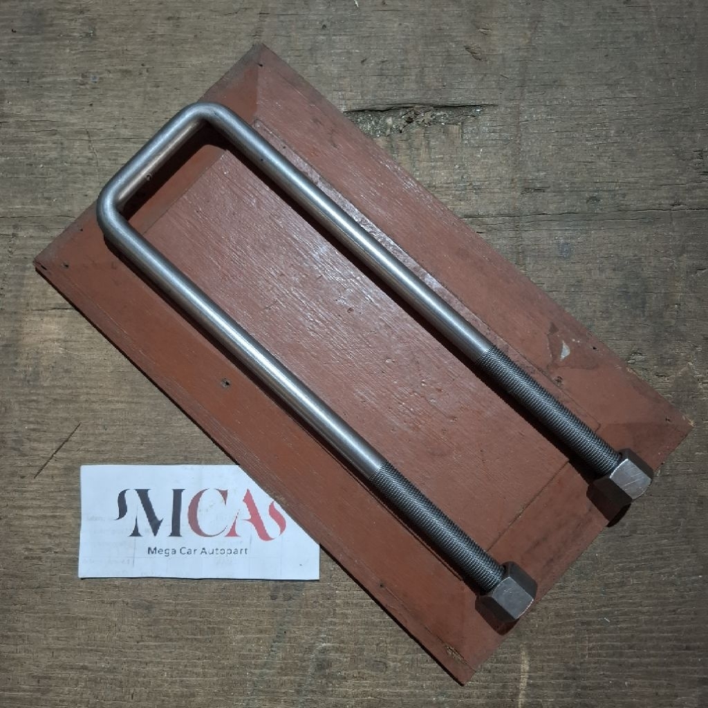 U Bolt / Begol / Behel Per / Klem Per Belakang (13 INCH) “Kunci 24” D=1.47CM P=33.02CM L=7.2CM Mitsu