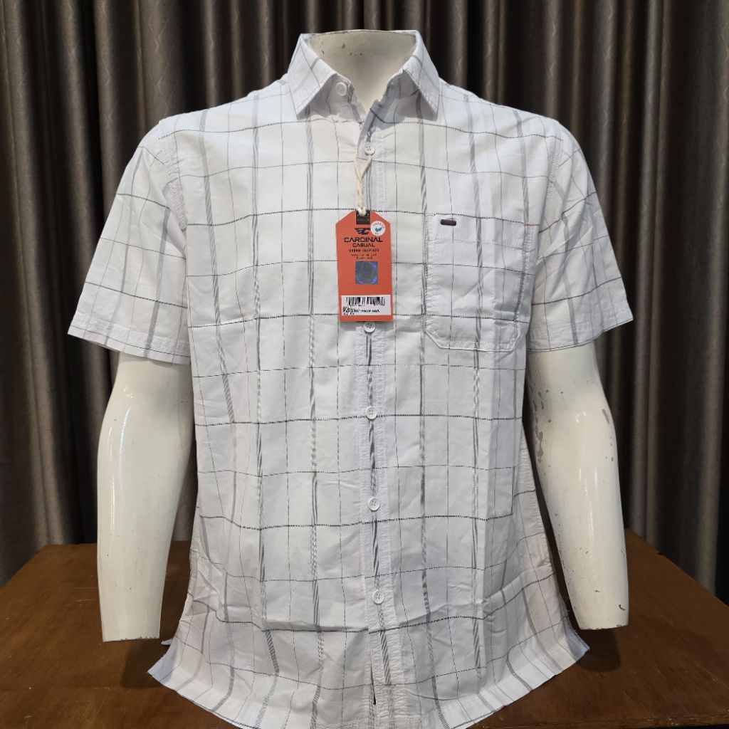 TERBARU BAJU KEMEJA CARDINAL CASUAL ORIGINAL ATASAN PRIA TANGAN PENDEK