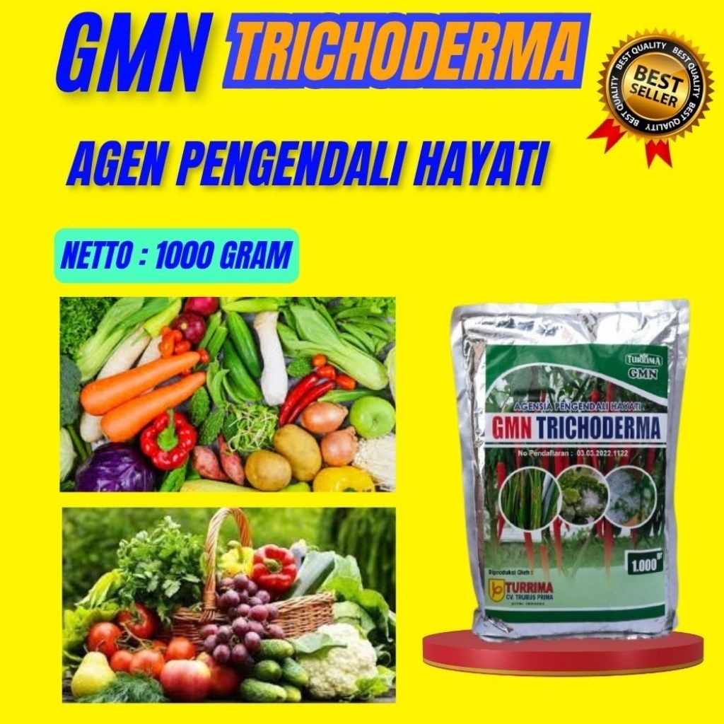 SOLUSI AJAIB  GMN GMN Trichoderma Bubuk  GMN GMN Trichoderma Bahan Aktif Isi 1kg