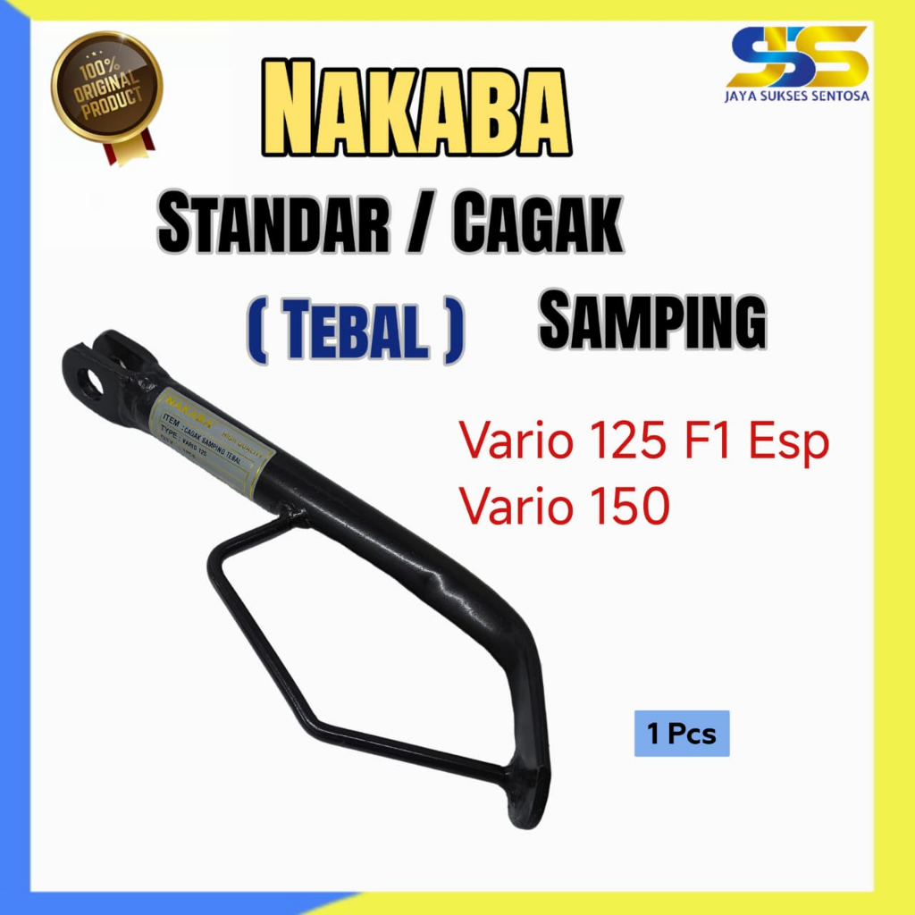 Standar Cagak Samping Tebal Vario 125 F1/ Esp Vario 150 Nakaba