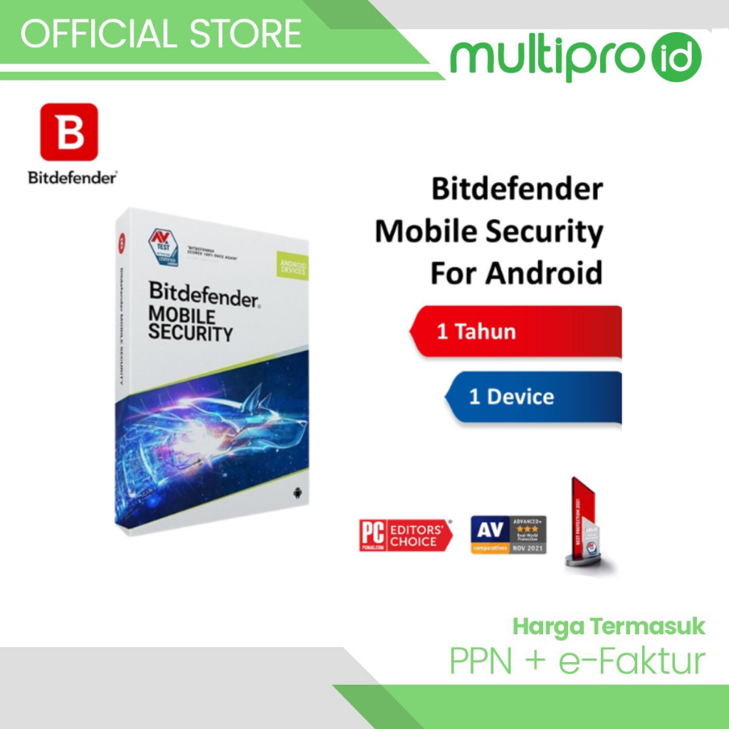 Bitdefender Mobile Security For Android 1 Year 1 Device