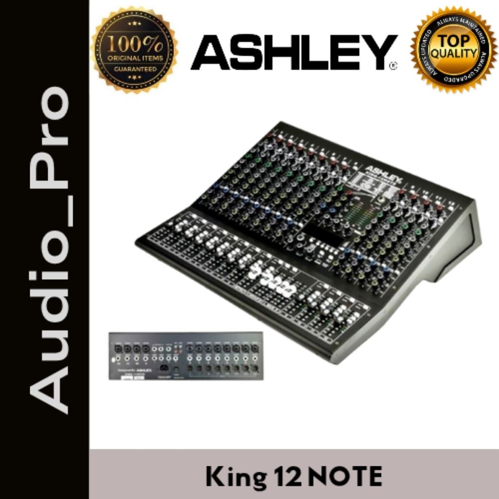 MIXER ASHLEY KING 12 NOTE ORIGINAL | ASHLEY 12 CH MIXER KING-12 NOTE