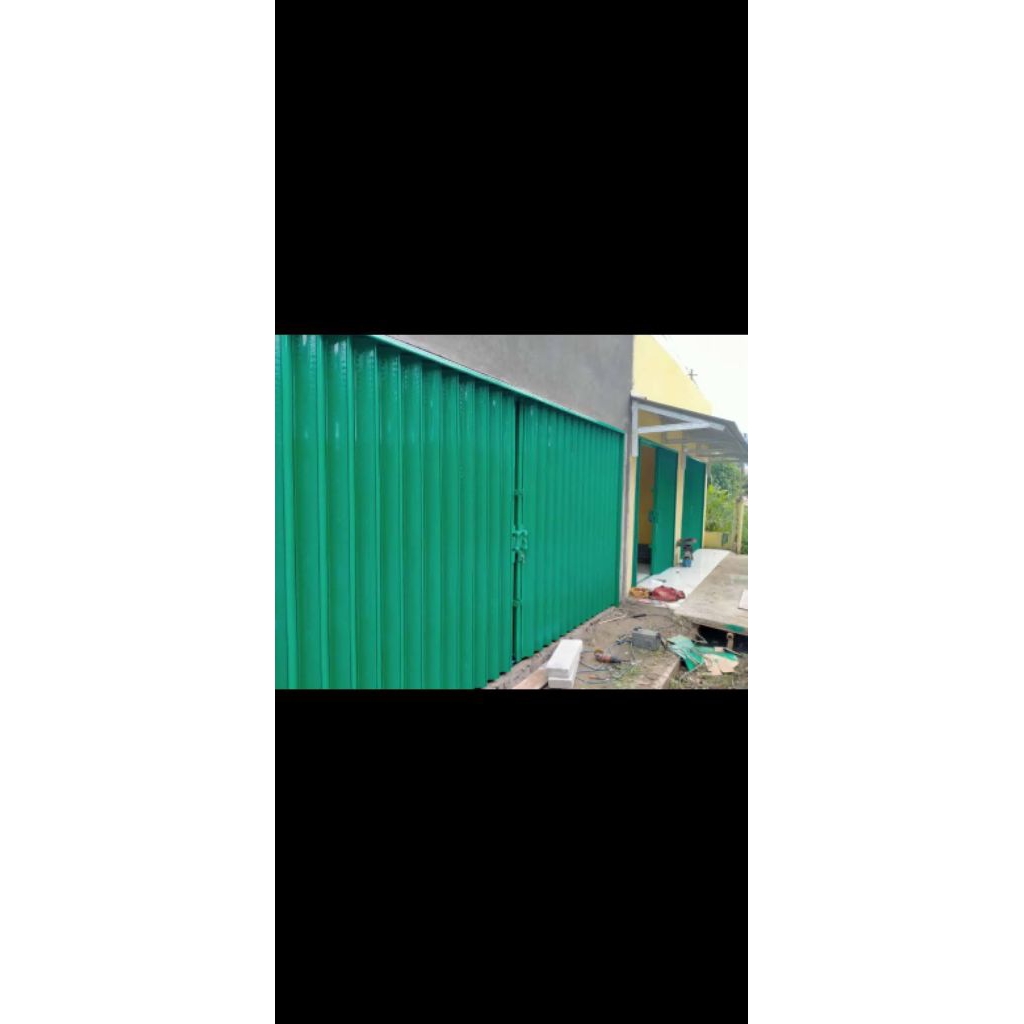pintu toko/garasi/pintu ruko folding gate Roling dor harmonika bebas request ukuran dan warna