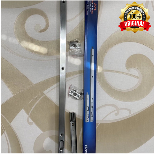 MULLER - Grendel tanam Ss 8+24 Inch  | Pintu Stainless Panjang Slot