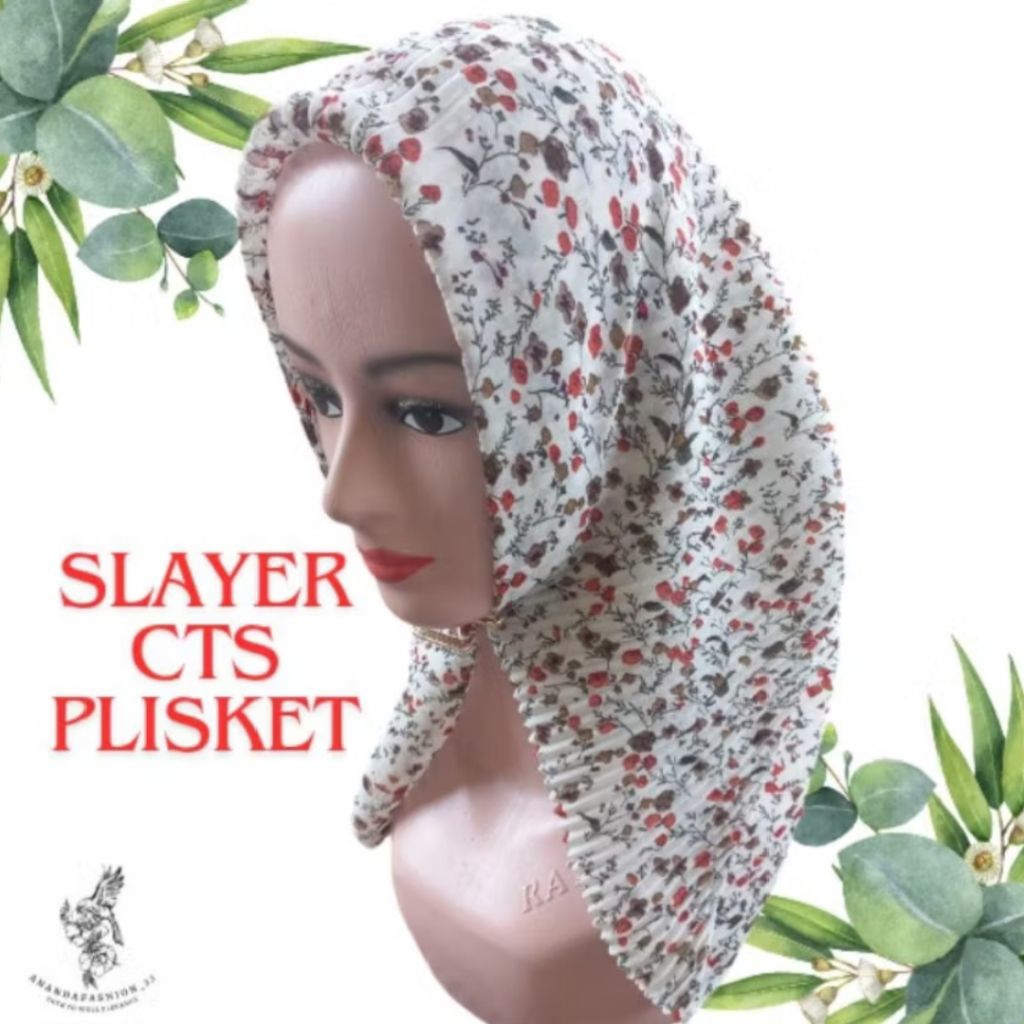 Slayer CTS Plisket Jilbab Tradisional Simple Harga Terjangkau