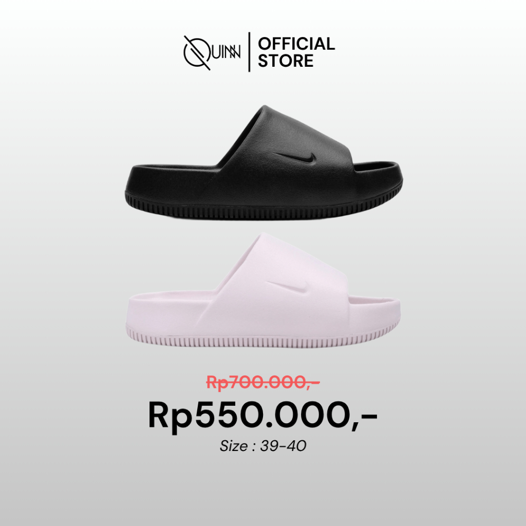 Nike Calm Slides Sandals BNWB / Sendal Slide Slip On Flat Wanita Women