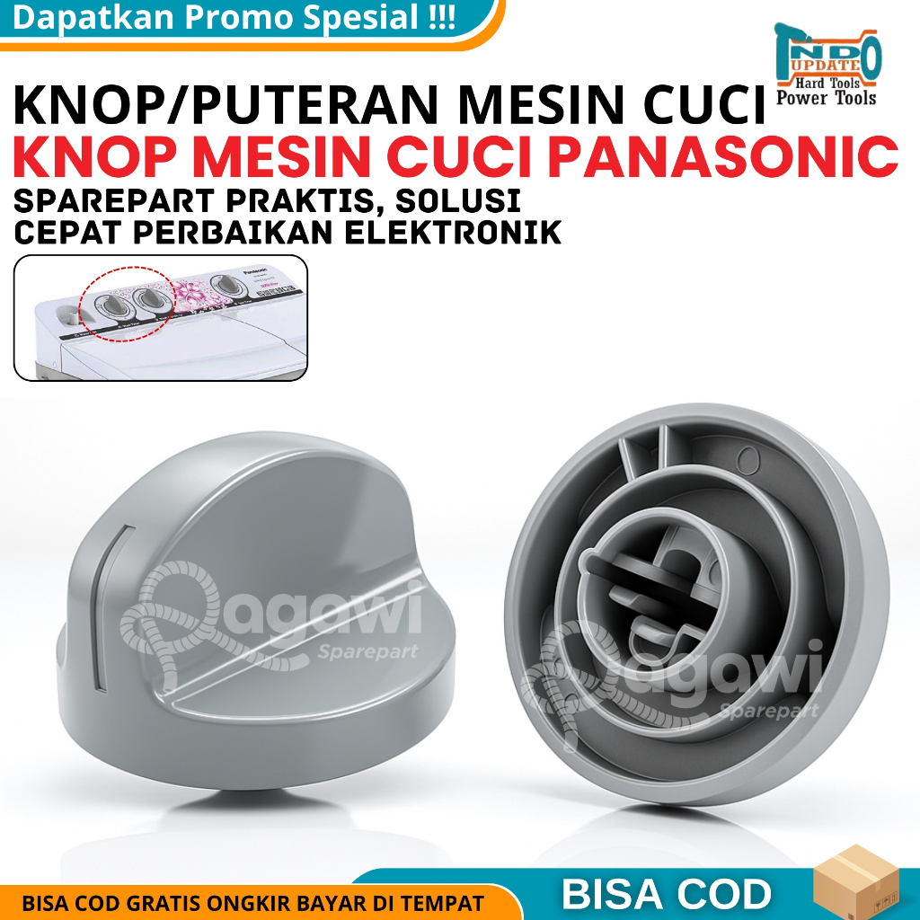 Kenop Mesin Cuci Panasonic Original Tombol Putaran Mesin Cuci Panasonic