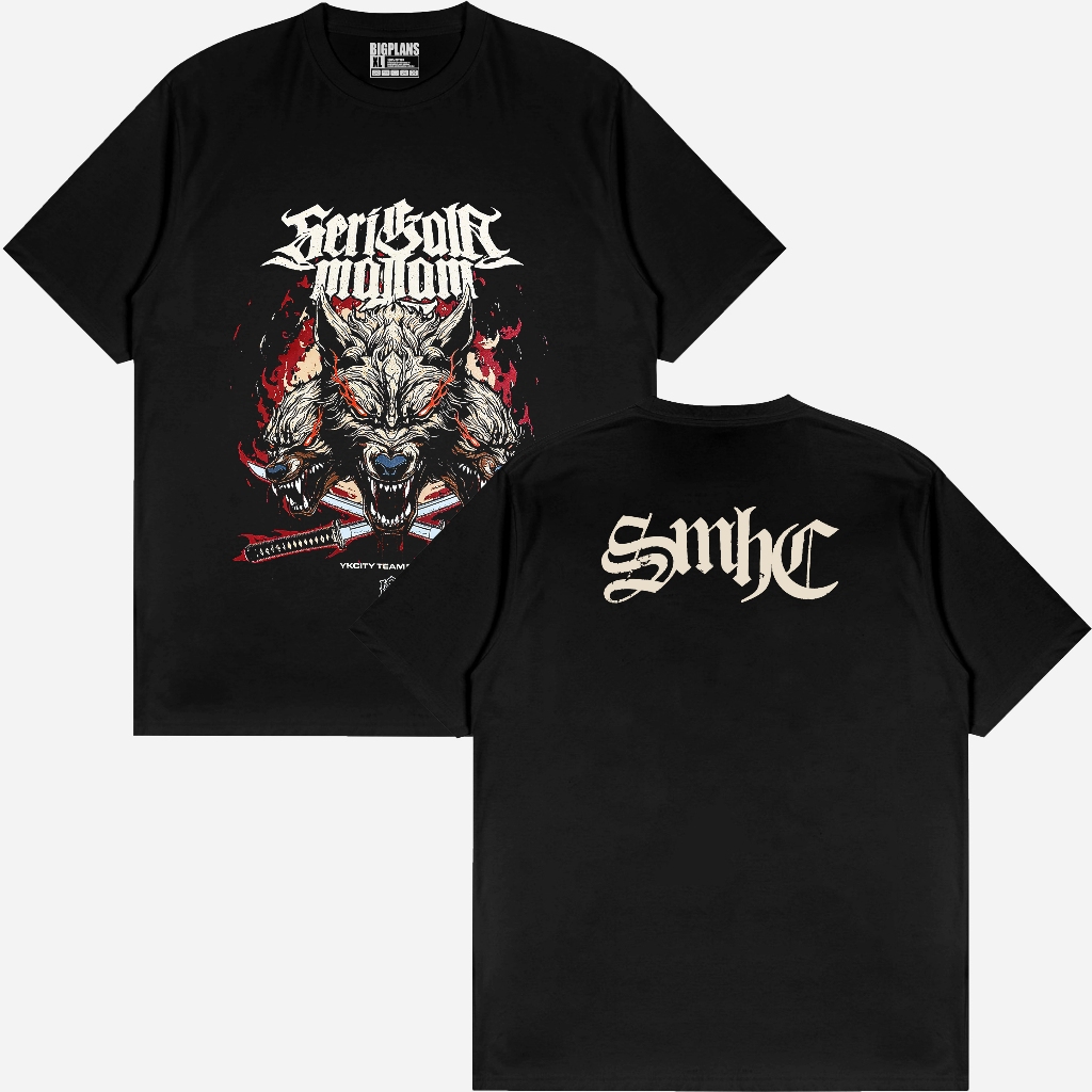 SERIGALA MALAM - YK CITY TEAMROUGH / KAOS SERIGALA MALAM HC / KAOS BAND METAL PUNK HARDCORE