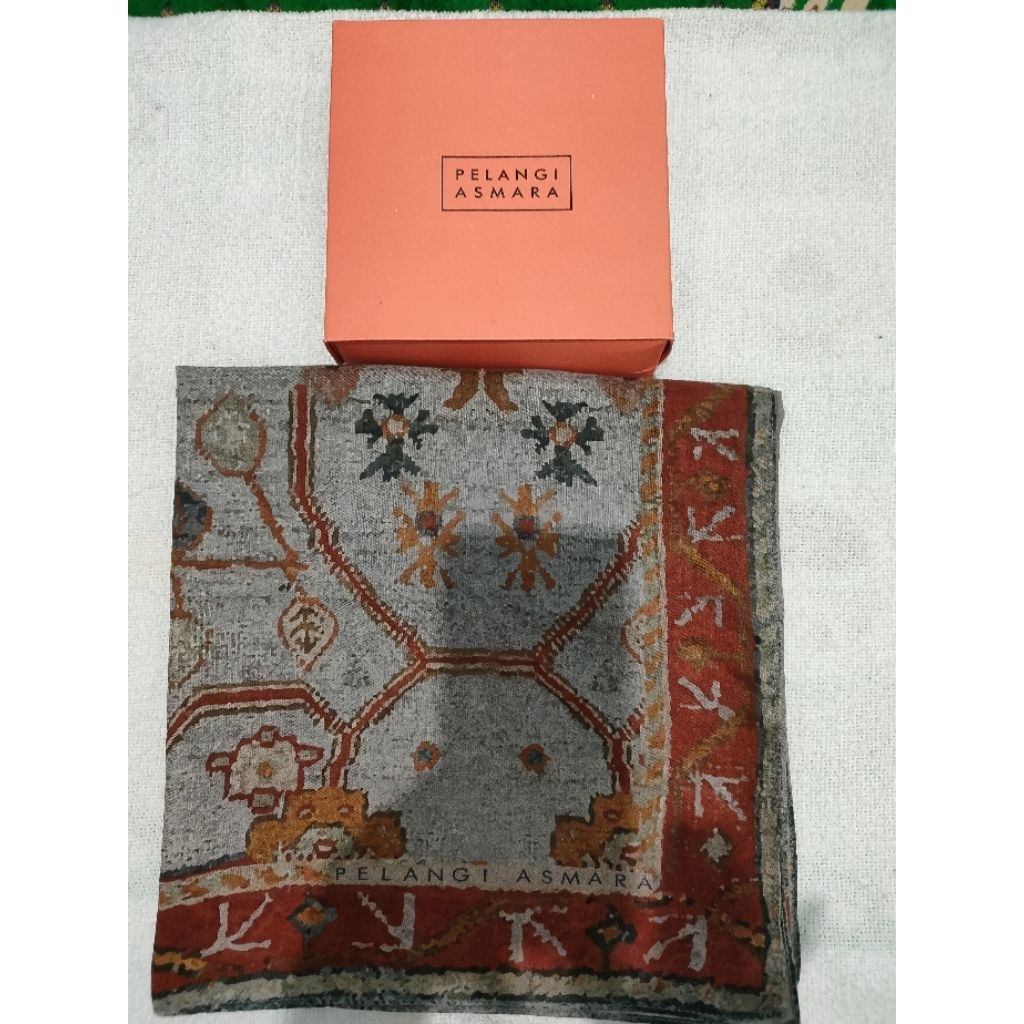 Preloved jilbab segiempat Pelangi Asmara