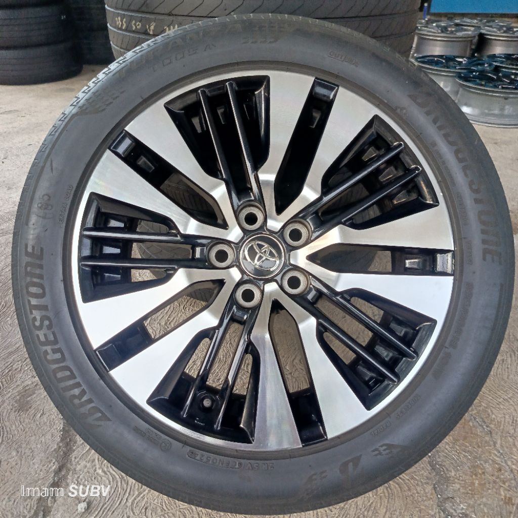 Velg Bijian Original Alphard Transformer R18 set ban Bridgestone