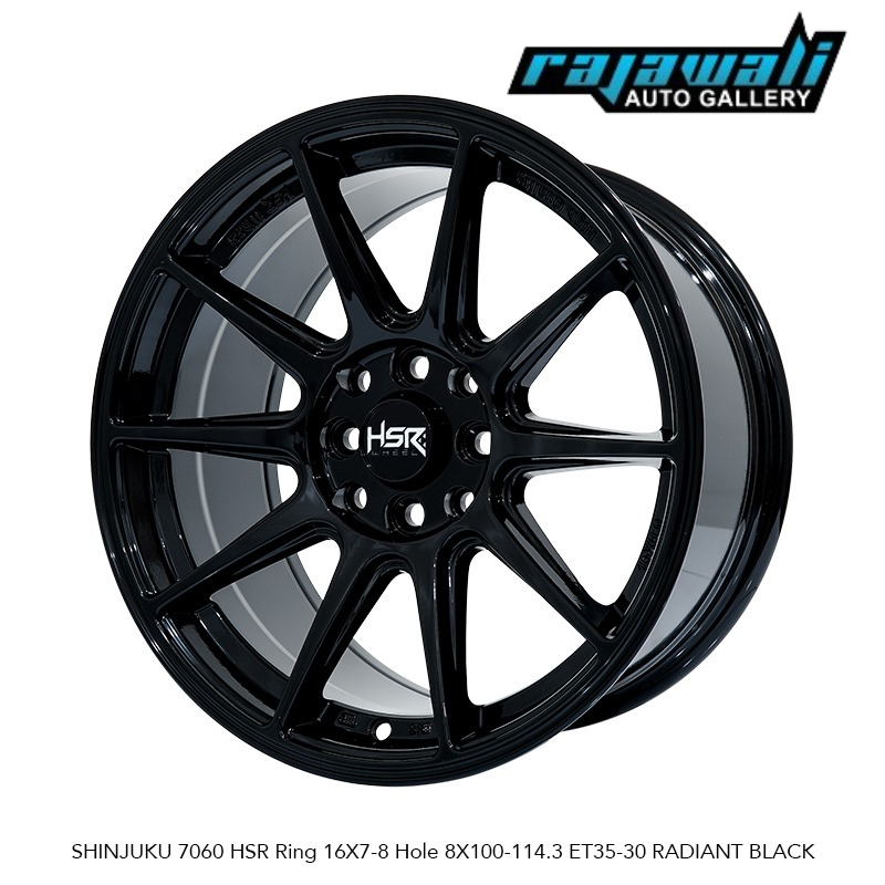 Velg Shinjuku Hsr Ring 16 Lebar Belang Untuk Mobil Mazda2 Baleno Ignis Avanza Livina Raize Dll
