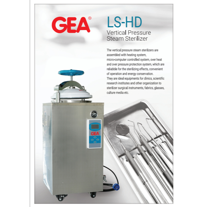 LynCare - Autoclave GEA LS-LJ dan HD / Autoclave 35-100 Liter GEA Steam Sterilizer / Autoclave 35-10