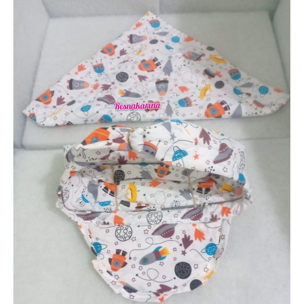 gendongan dan selimut bayi multifungi