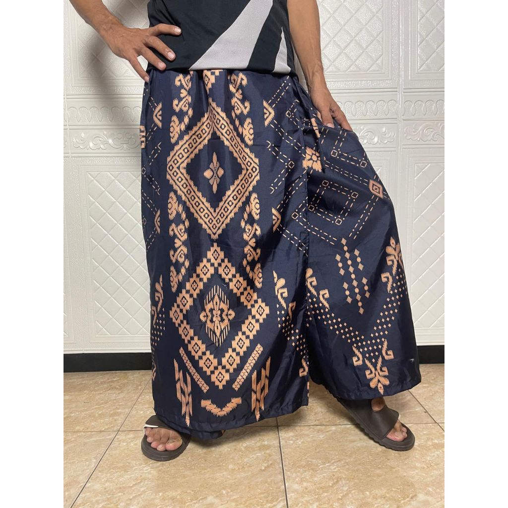 Sarung Celana Muslim Sarwon Selana Pinggang Cowok Tanggung Motif Sarun Sholat Bapak2 Tebal Batik Mur