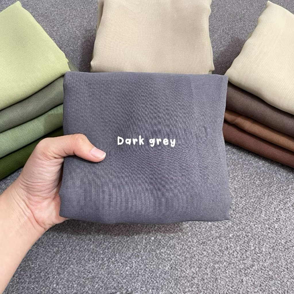 Hijab Segiempat bella square dark grey Hijab Segiempat bella square abu tua hijab abu tua bella abu 