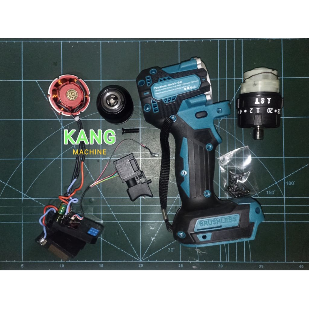 Sparepart impact drill cordless 36VF 18V 20V 21V  Monake ML-136 Bor tembok baterai / hammer drill co