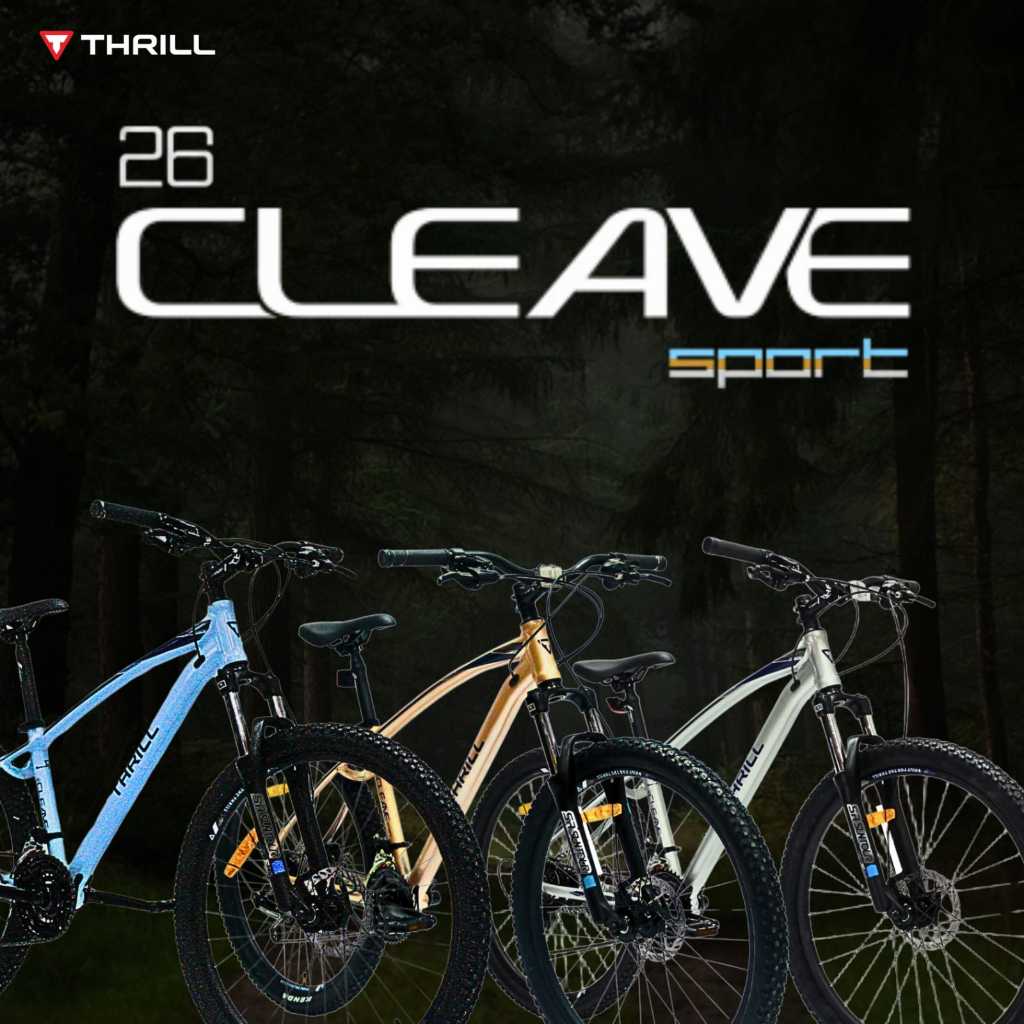 Thrill Sepeda Gunung Cleave Sport 26 Inci SEPEDA GUNUNG THRILL MTB 26 CLEAVE SPORT MY2025