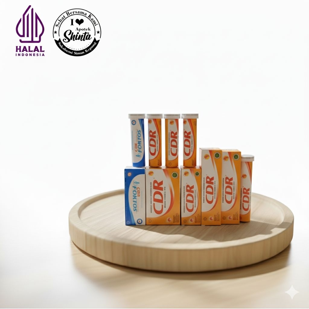 CDR Fortos Kalsium Efervesen | Vitamin Tulang Kuat | CDR Fortos CDR