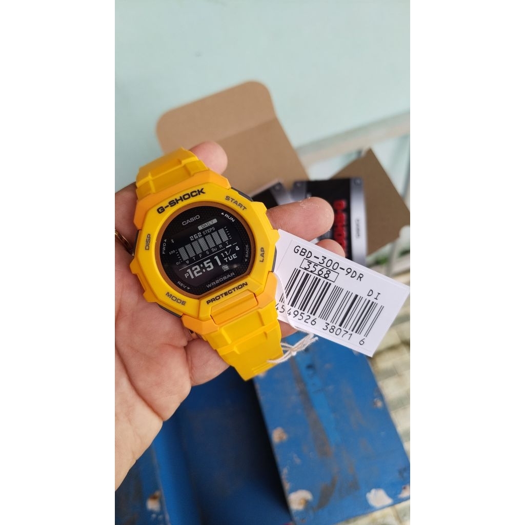 jam g-shock GBD-300 second