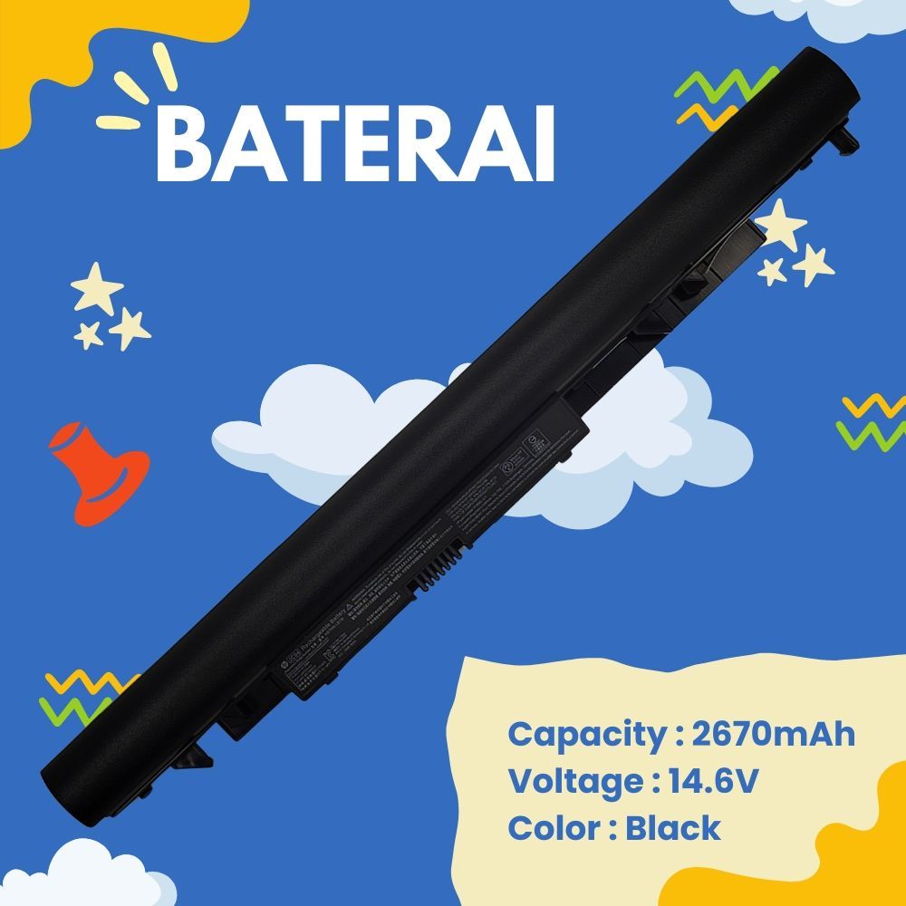 High Quality Baterai Laptop HP 14-BW501AU 14-BW000AU 14-BW087TU 14-BW099TU JC04 - Garansi