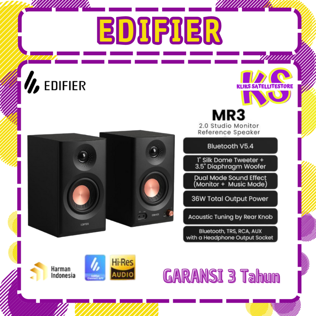 EDIFIER MR3 Powered Studio Monitor Speakers