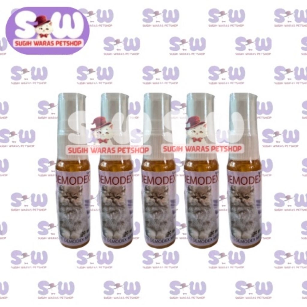 Demodex spray 30ml, Anti Demodex Mites pada Kucing